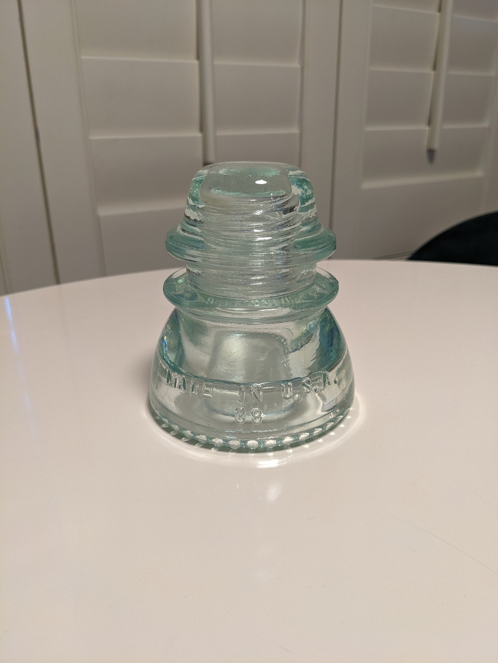 Hemingray Clear Glass Insulator